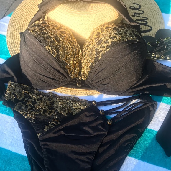 NWT beach bunny bikini big girls don’t cry XL/L - Picture 17 of 17